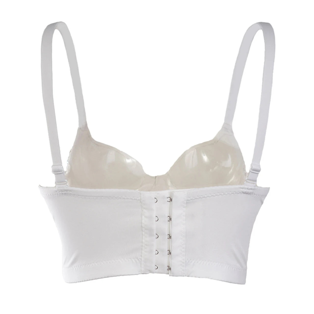 Irene Tinnie Hand-Made Pearls Jewel Diamond Bralet Women Bustier Bra Wedding Party Night Club Corset Cropped Top Vest Plus Size