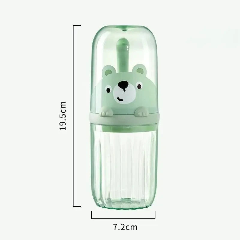 Creative Cartoon Toothbrush Storage Box Children's Set Travel Mouthwash Cup Portable Home Washing and Toothpaste Storage