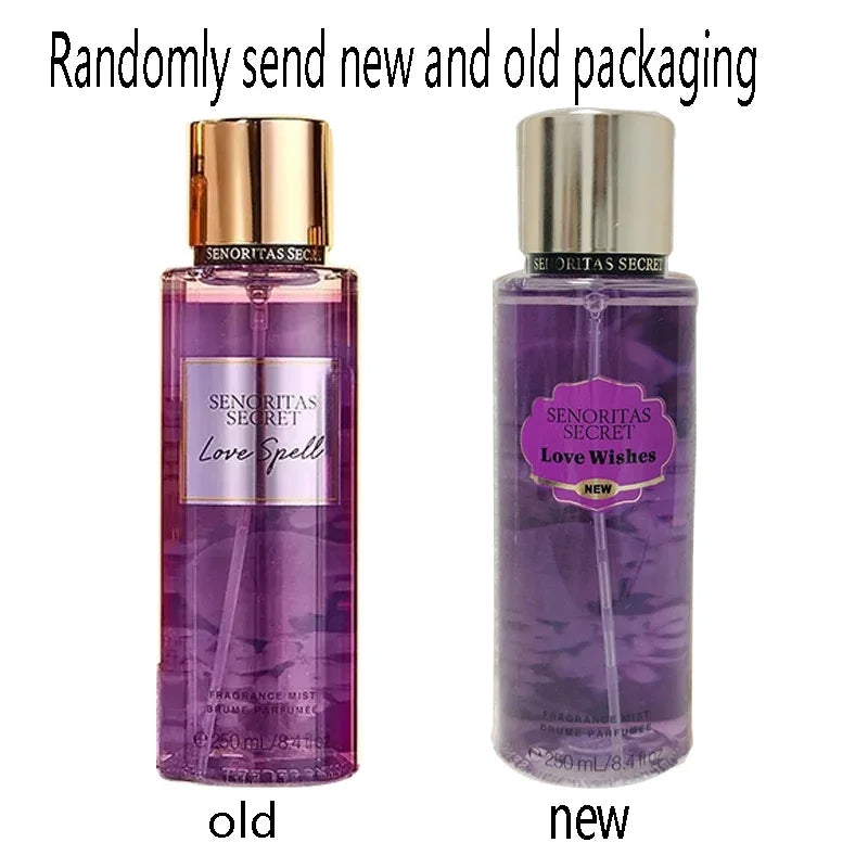 Body Spray Women's  Fragrance Floral and Fruit Tone Lasting Fragrance Thailand's 250ml
