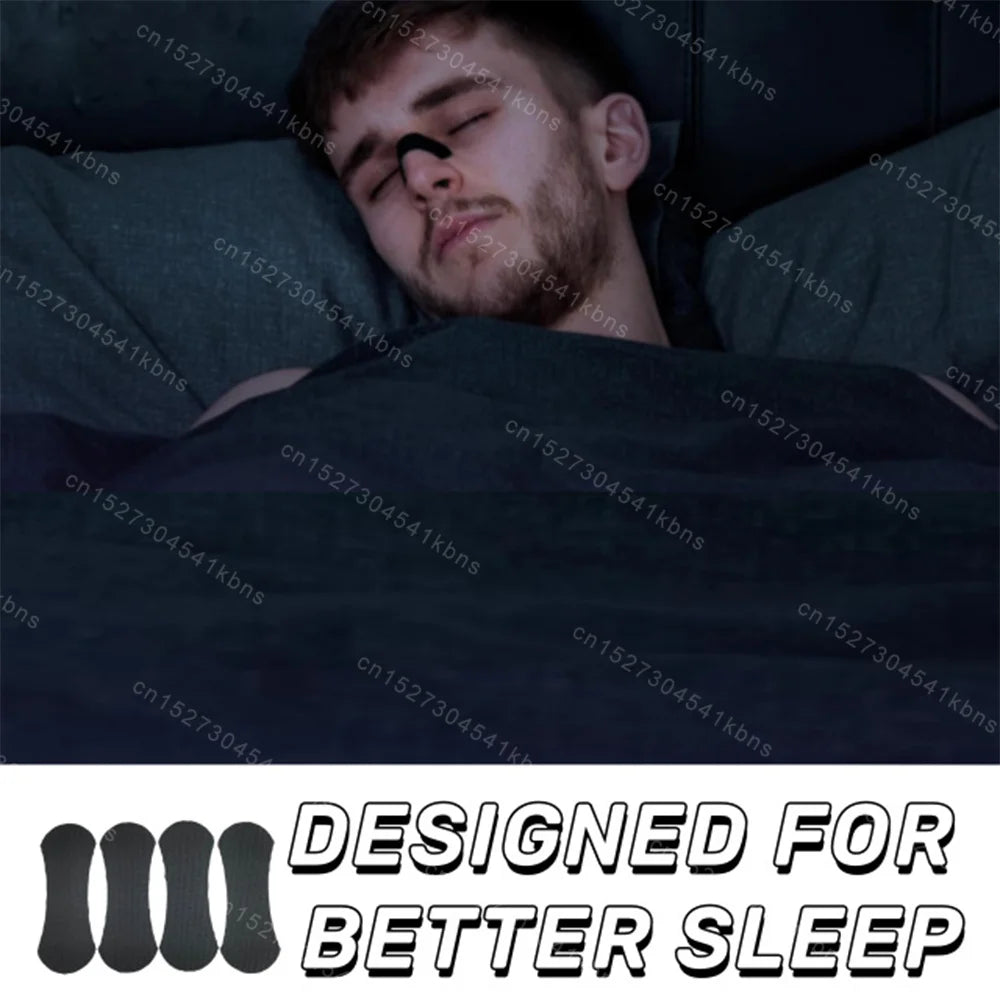 30/300Pcs Sleeping Mouth Tape Right Way Stop Snoring Anti Snore Mouth Nose Strip Allergenic Breathing Strip Reduce Mouth Dryness