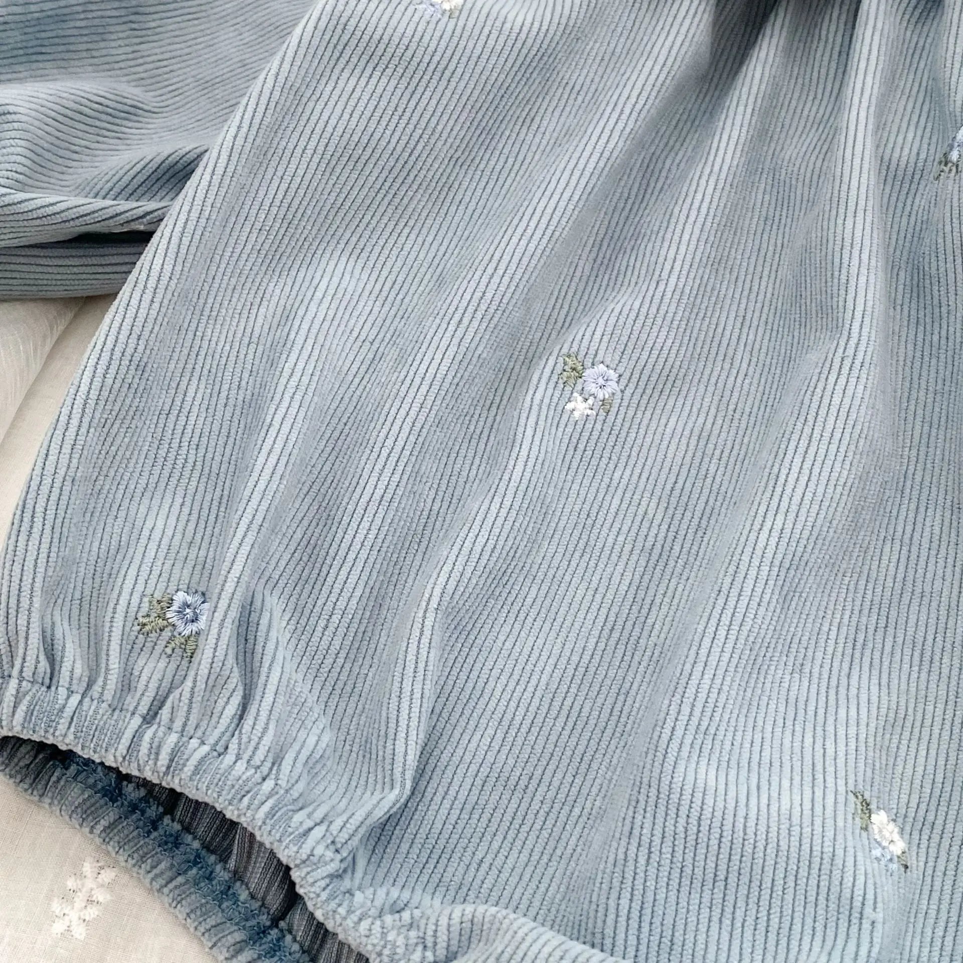 2025 New Toddler Baby Girls Romper Spring Children Clothes Ruffled Long Sleeved Cotton Baby Clothing Flower Baby Girls Jumpsuit