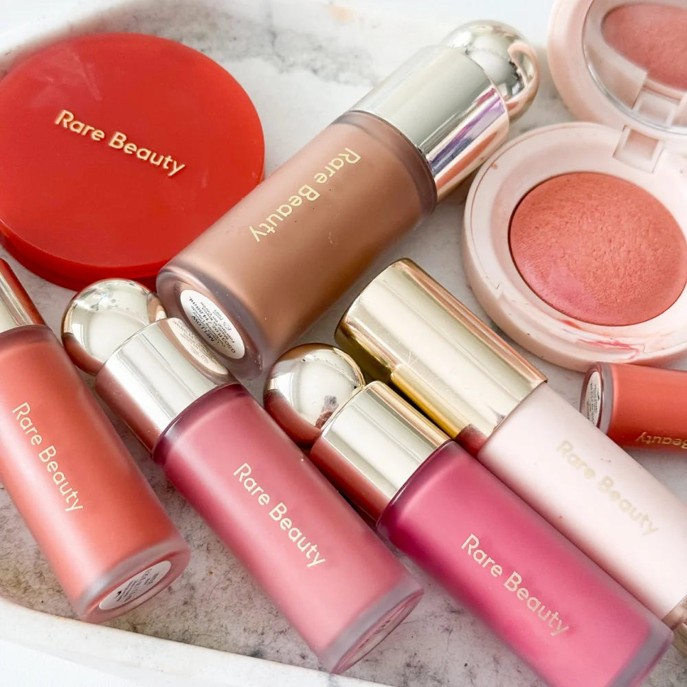 Rare Beauty Liquid Blush Luminous Powder Blush Bouncy Blush Vulnerable Melting Blush Long Lasting Transfer-proof Smudge-proof