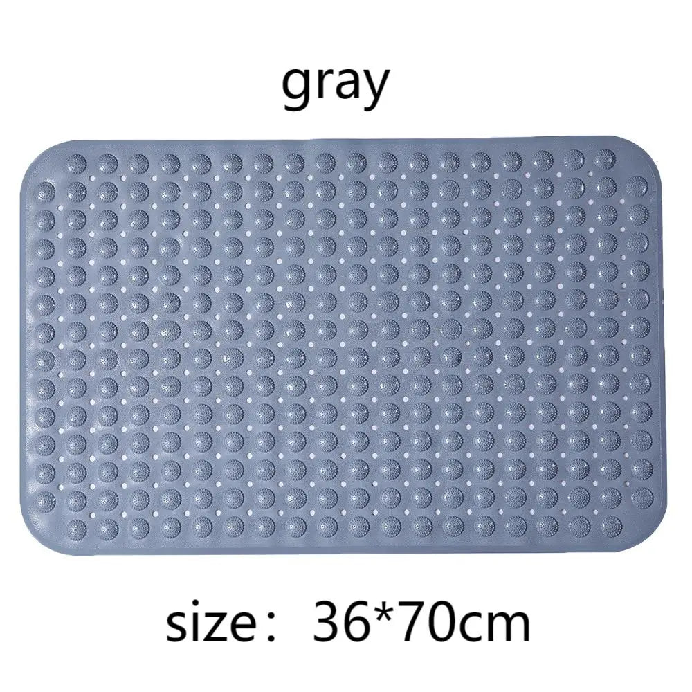Shower Bath Mat Bath Tub Pad Household Bathroom Hollow Hydrophobic Thicken Anti Slip Pad Suction Cup Bathtub Massage Foot Pad