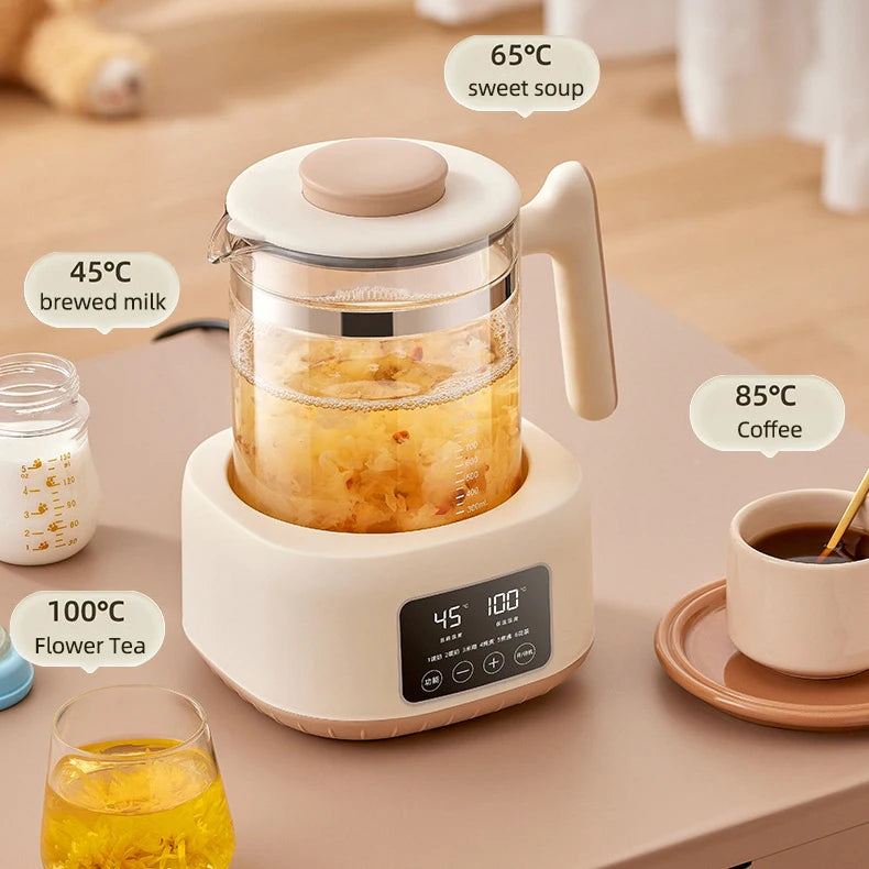 1300ml Infant Thermostatic Milk Regulator Baby Kettle 72 Hours Keep Warm Hot Water Smart Insulation Pot Milk Powder Warmer 220V