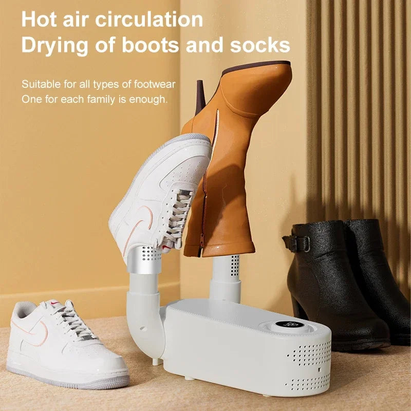 Boot Dryer with UV light Sterilization Disinfeciton for Shoes Work Boots Shoe Dryer with Heat Blowe Glove Dryer & Boot Warmer