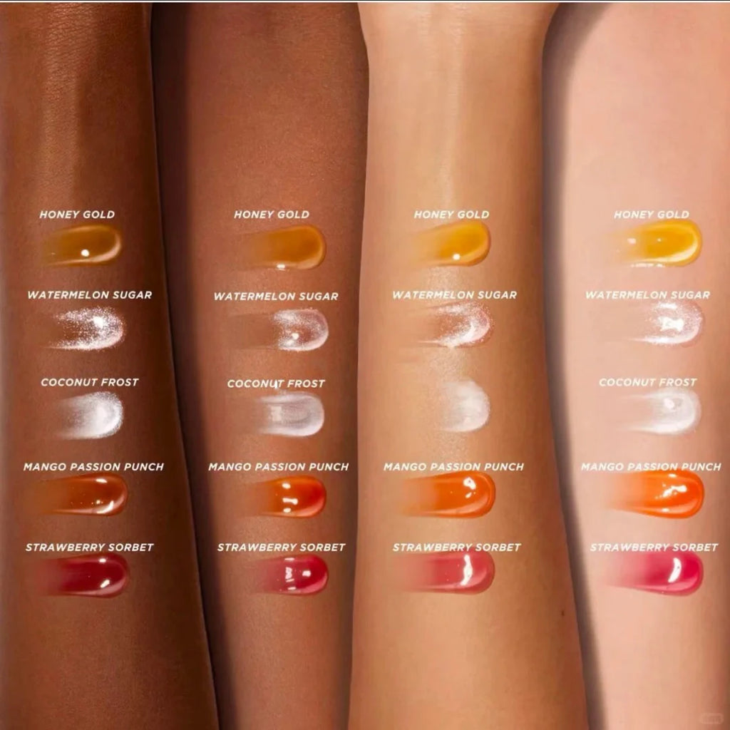 2025 Original Gisou Honey Watermelon Strawberry Essence Lip Oil Moisturizing Reduce Lip Lines Exfoliating Liquid Lip Gloss Care