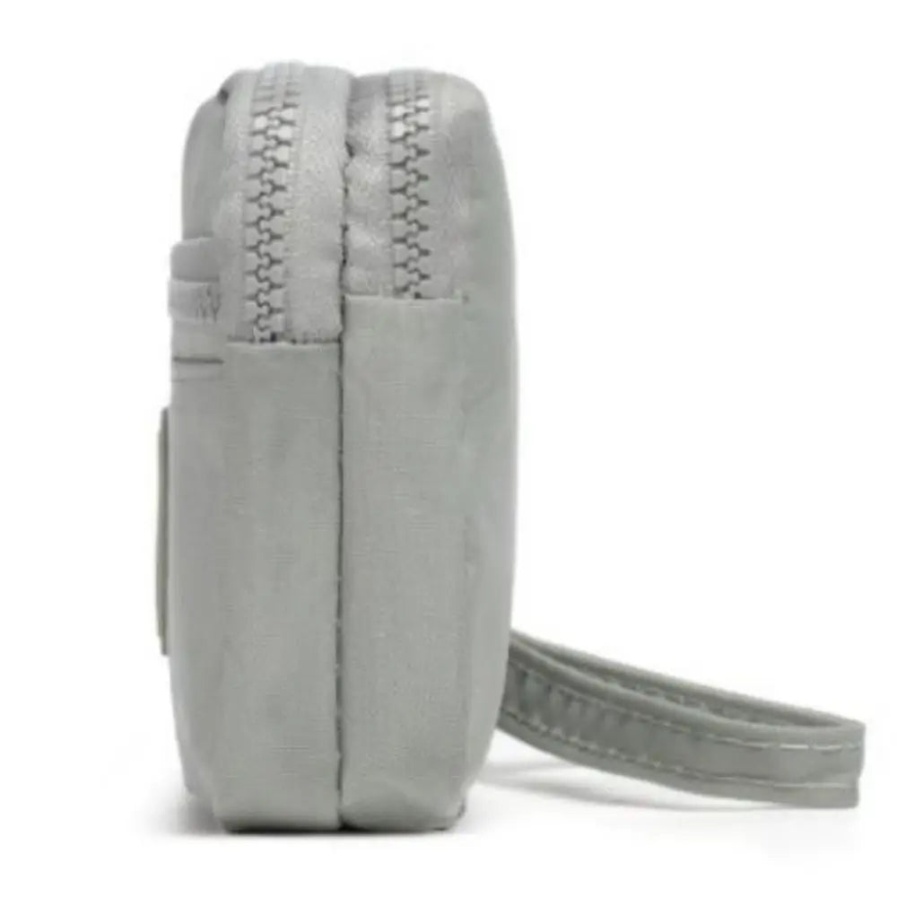 Waterproof Double Layers Zipper Coin Bags Purse Large Capacity Wallet Pouch Card Holder Bank ID Credit Card Keys  Storage Bags