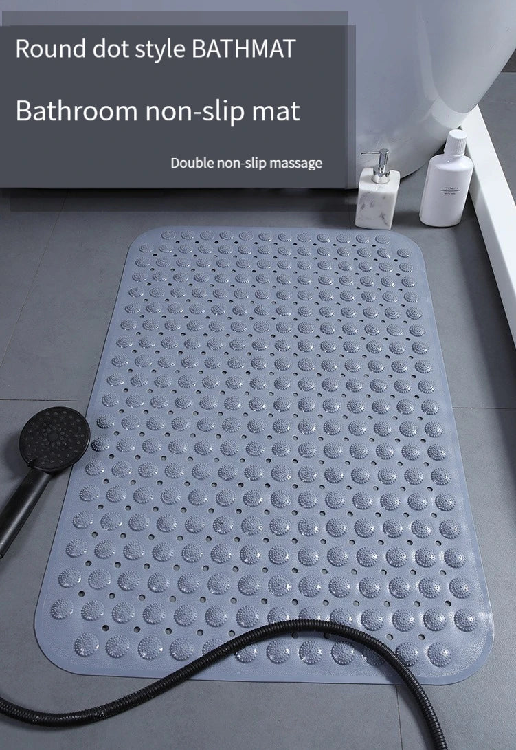 Shower Bath Mat Bath Tub Pad Household Bathroom Hollow Hydrophobic Thicken Anti Slip Pad Suction Cup Bathtub Massage Foot Pad