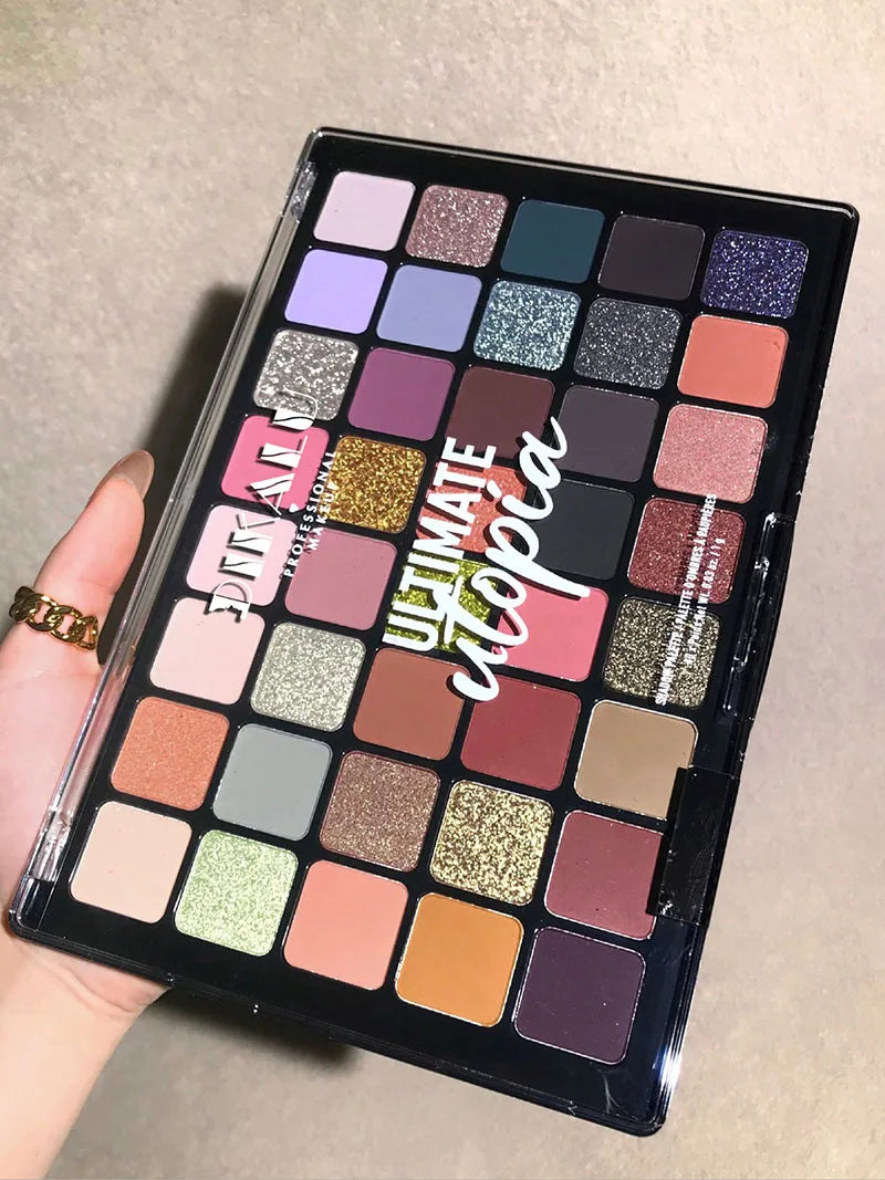 Shimmer Eyeshadow Palette 40 Colors Eye Shadows Matte Glitter Pigment Eye Shadows Wterproof Korean Eye Makeup Palette Cosmetics