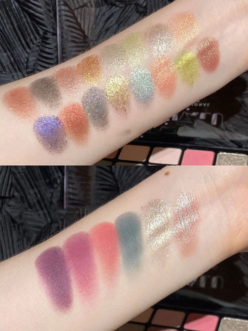 Shimmer Eyeshadow Palette 40 Colors Eye Shadows Matte Glitter Pigment Eye Shadows Wterproof Korean Eye Makeup Palette Cosmetics