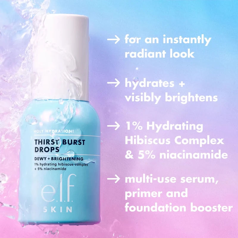 Elf Foundation Suitable Including Combination Oily Dry Skin Setting Spray Maintains The Makeup Effect Lip Balm Pre-makeup Gel