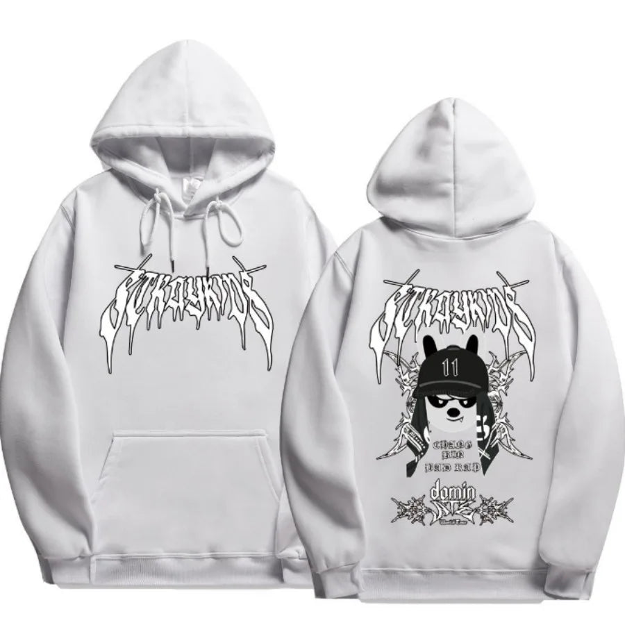 KPOP DominATE World Tour Merch Hoodie Funny Men's Hoodie Harajuku Unisex Street Wear Fleece Pullover Sweatshirt