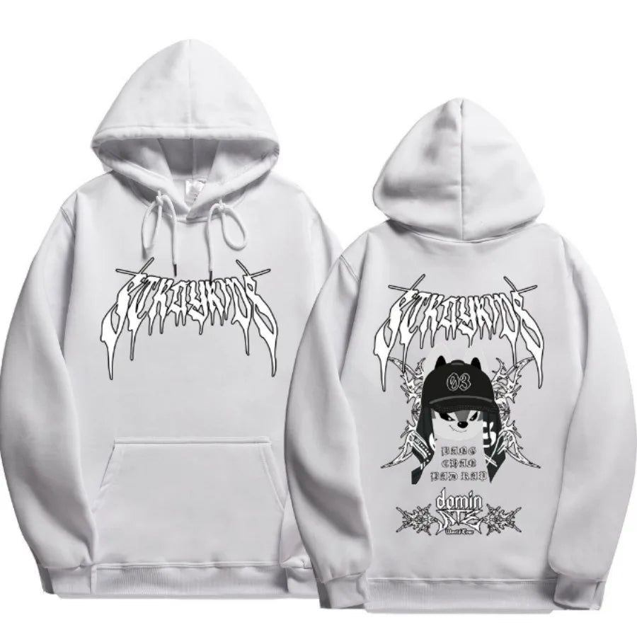 KPOP DominATE World Tour Merch Hoodie Funny Men's Hoodie Harajuku Unisex Street Wear Fleece Pullover Sweatshirt