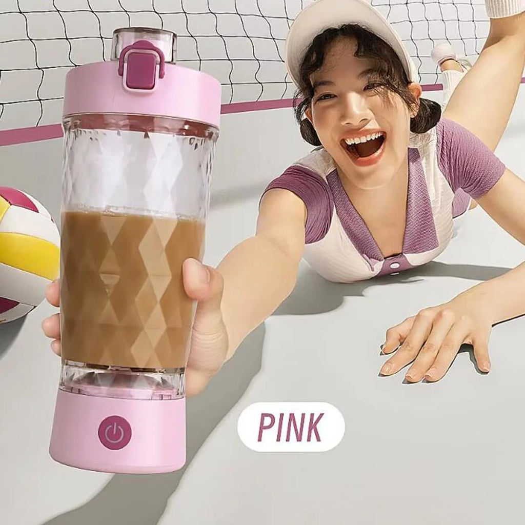 650ml Electric Protein Powder Mixing Cup Automatic Shaker Bottle Mixer Shake Bottle Milk Coffee Blender Kettle fro Gym outdoor