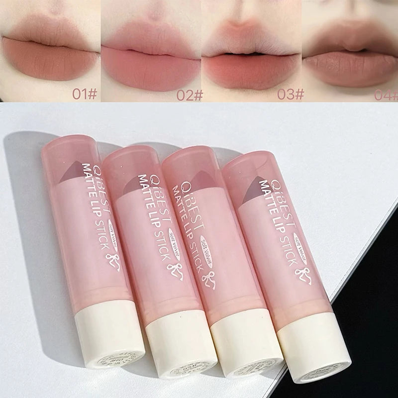7Pcs/Box Makeup Sets 4PCS Velvet Nude Liquid Lipstick,1 Lip Cream,1 Lip Oil,1 Face Blush Palette And Necklace Gift Cosmetic Kits