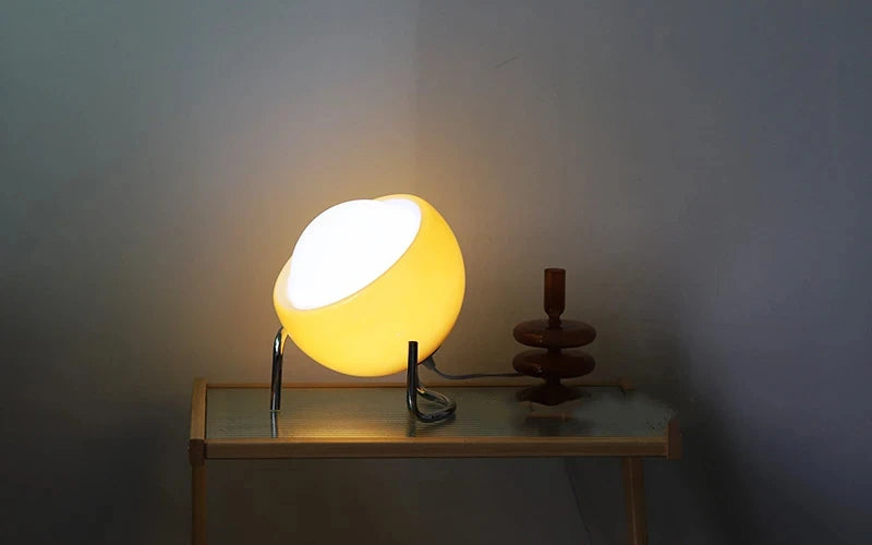 Medieval Bauhaus Indoor Table Lamp Living Room Bedroom Bedside Glass Creative Decoration Desk Lamp Nordic LED Retro Night Lights