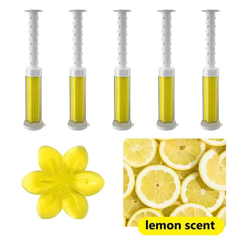 Toilet Gel 1Pc/12 Count Toilet Bowl Gel Stamp 6 Kinds Of Scent Toilet Cleaner Gel Stamp Kit Air Freshener Flower Fragrance