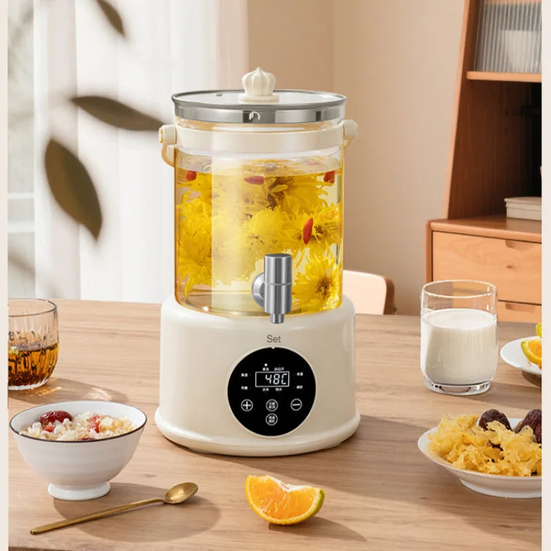 Multifunctional Health Pot Fully Automatic Household Stew Pot Glass Pot With Faucet For Making Tea And Boiling Water