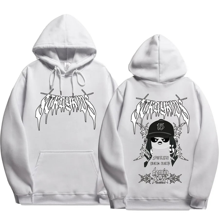 KPOP DominATE World Tour Merch Hoodie Funny Men's Hoodie Harajuku Unisex Street Wear Fleece Pullover Sweatshirt