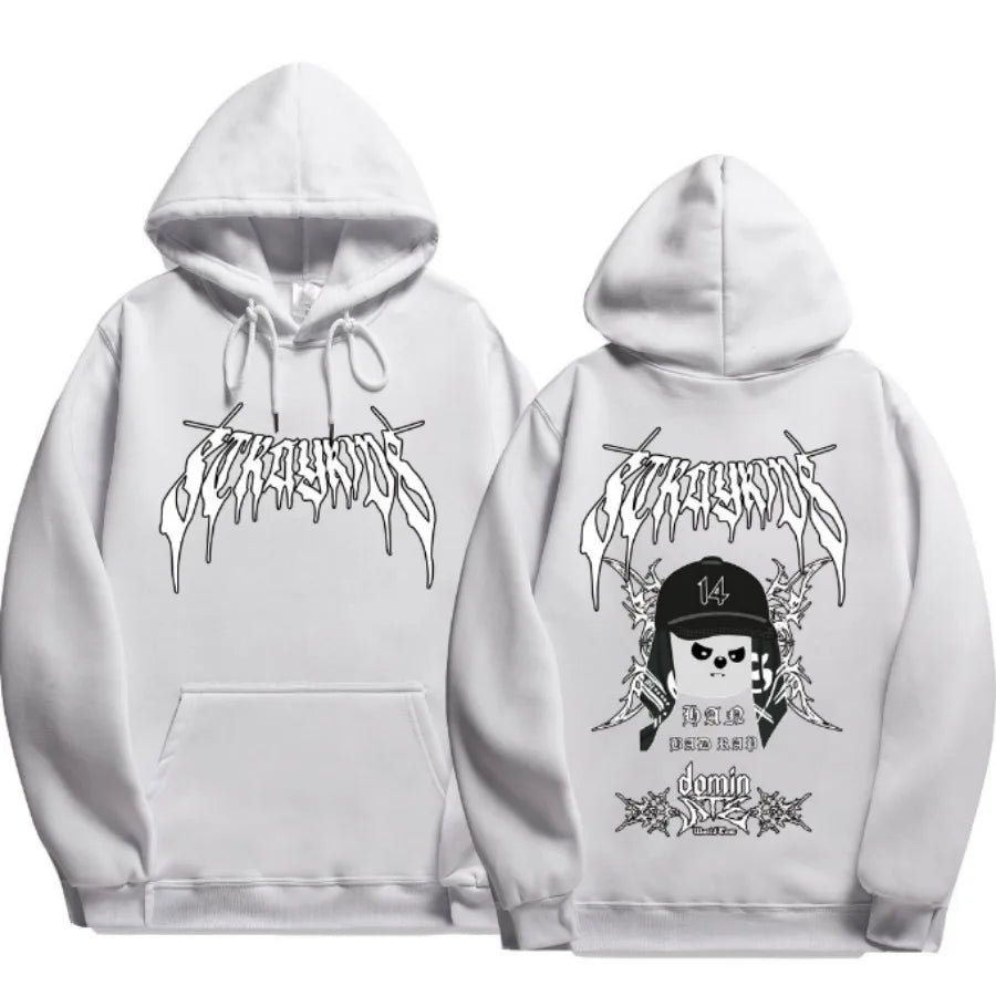 KPOP DominATE World Tour Merch Hoodie Funny Men's Hoodie Harajuku Unisex Street Wear Fleece Pullover Sweatshirt