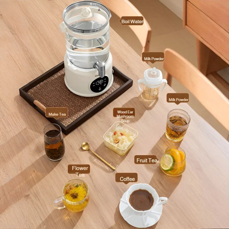 Multifunctional Health Pot Fully Automatic Household Stew Pot Glass Pot With Faucet For Making Tea And Boiling Water