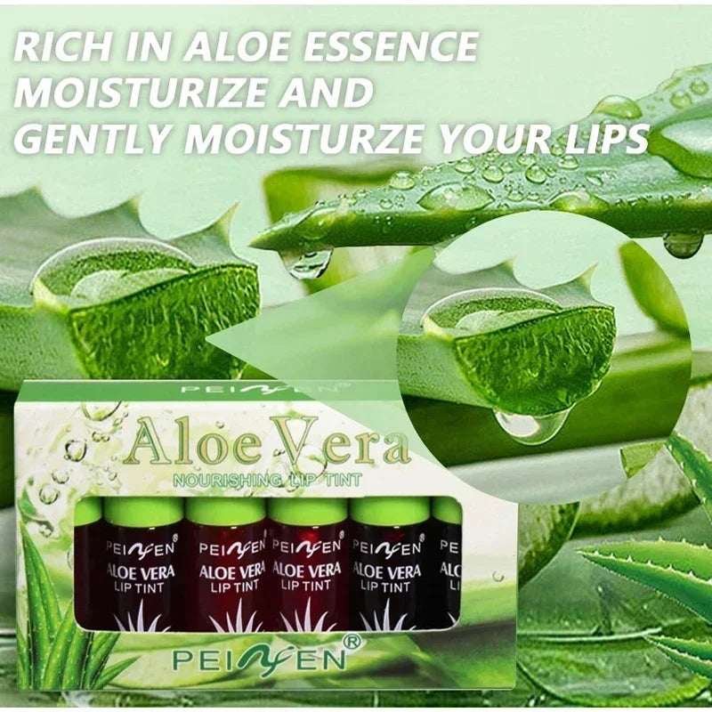6Pcs Water Glow Jelly Moisturizing Lip Gloss Set Transparent Lip Glaze Oil Hydrating Lip Plumper Liquid Lipstick Lips Cosmetic