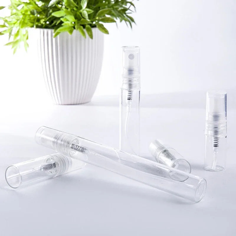 8/16PCS Perfume Bottle Portable Glass Refillable Spray Bottle Atomizer Container Women Perfume Pump Travel Bottle