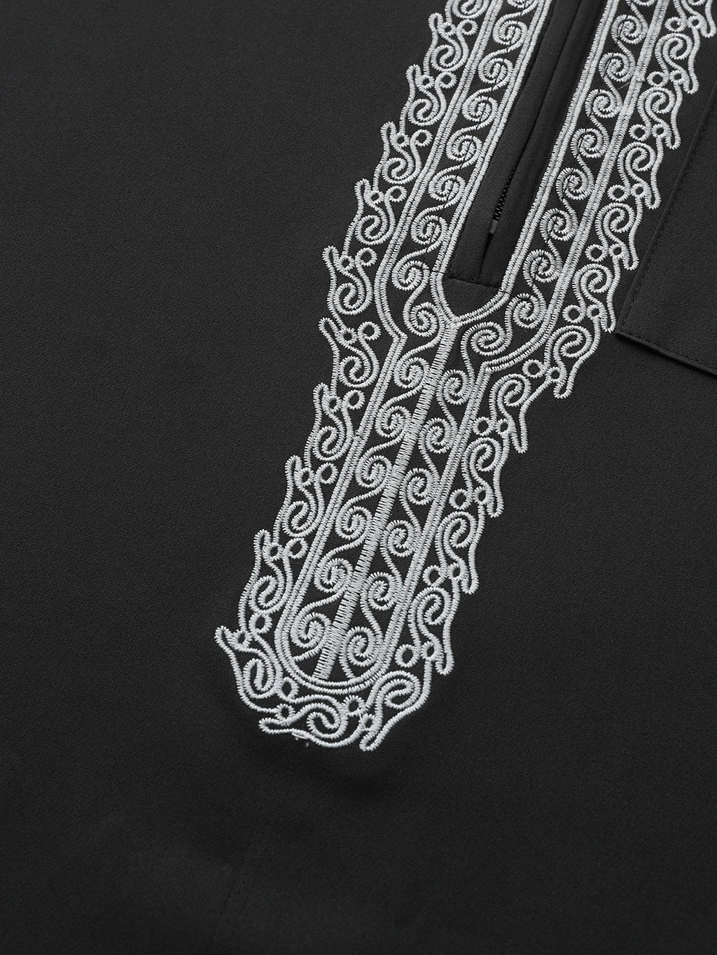 New Moroccan thobe long-sleeved embroidered hood design Muslim man abaya Islamic loose man