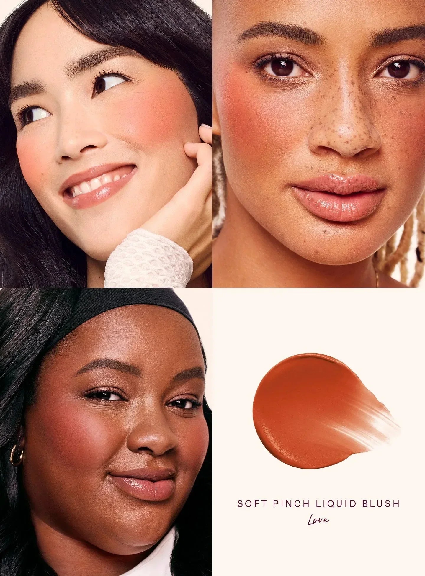 Rare Beauty Liquid Blush Luminous Powder Blush Bouncy Blush Vulnerable Melting Blush Long Lasting Transfer-proof Smudge-proof