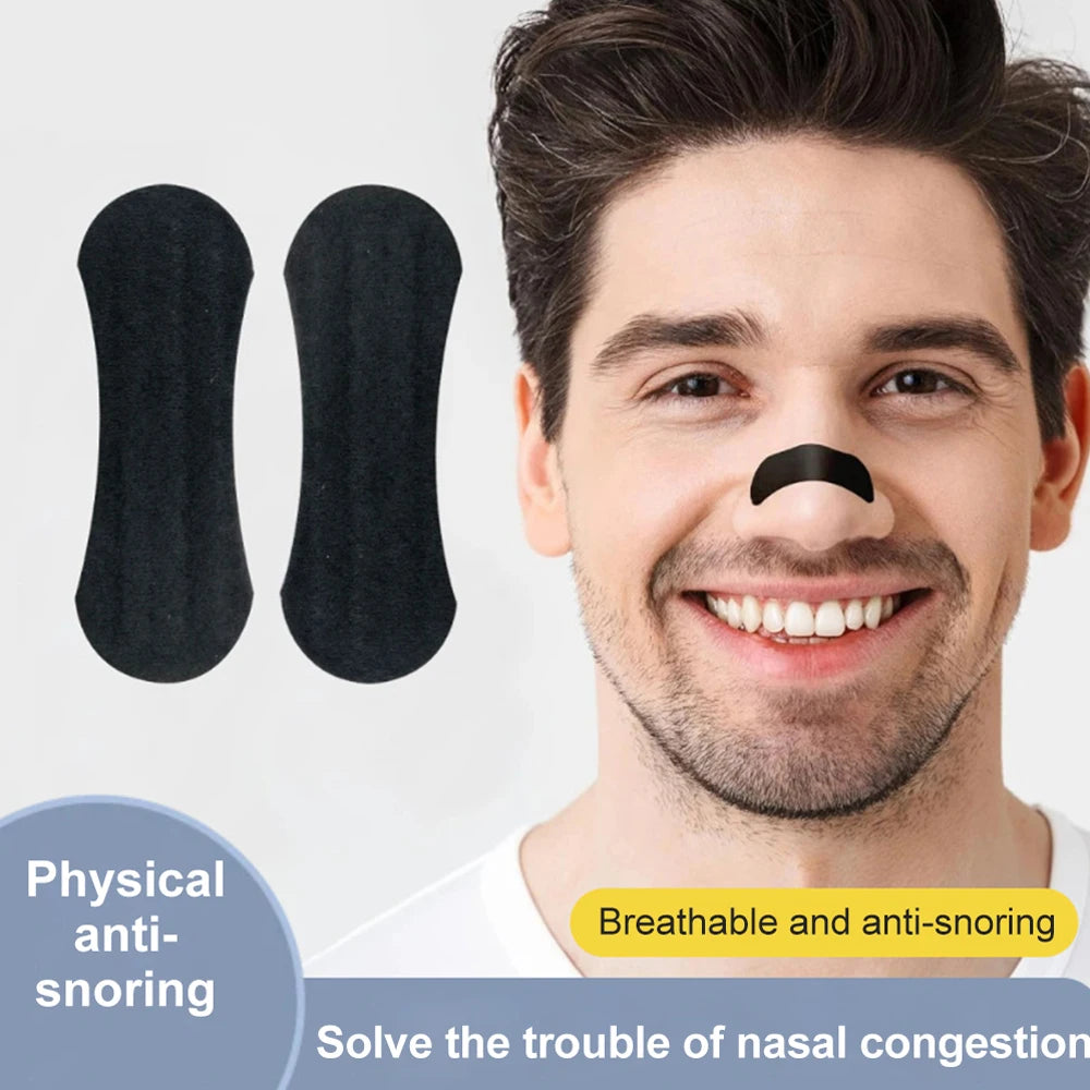 30/300Pcs Sleeping Mouth Tape Right Way Stop Snoring Anti Snore Mouth Nose Strip Allergenic Breathing Strip Reduce Mouth Dryness