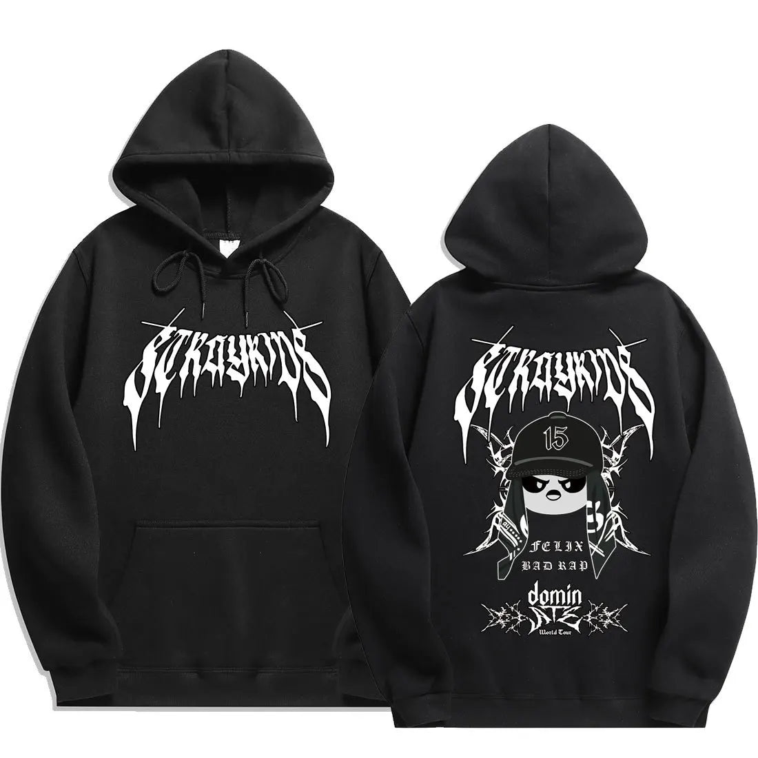 KPOP DominATE World Tour Merch Hoodie Funny Men's Hoodie Harajuku Unisex Street Wear Fleece Pullover Sweatshirt