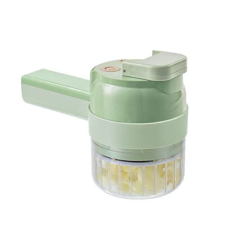 New Multi-functional Vegetable Cutter Wireless Electric Garlic Beater Cut Onion Chili Processor Handheld Gatling Cooking Machine