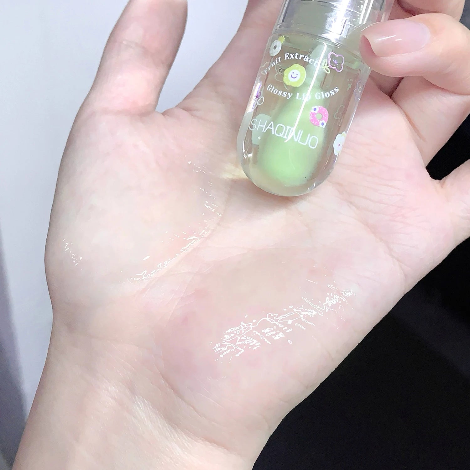1/3Pcs Fruit Lip Oil Set Transparent Jelly Mirror Water Lip Gloss Nourishing Moisturising Anti-Dry Lips Plumping Makeup Lip Care