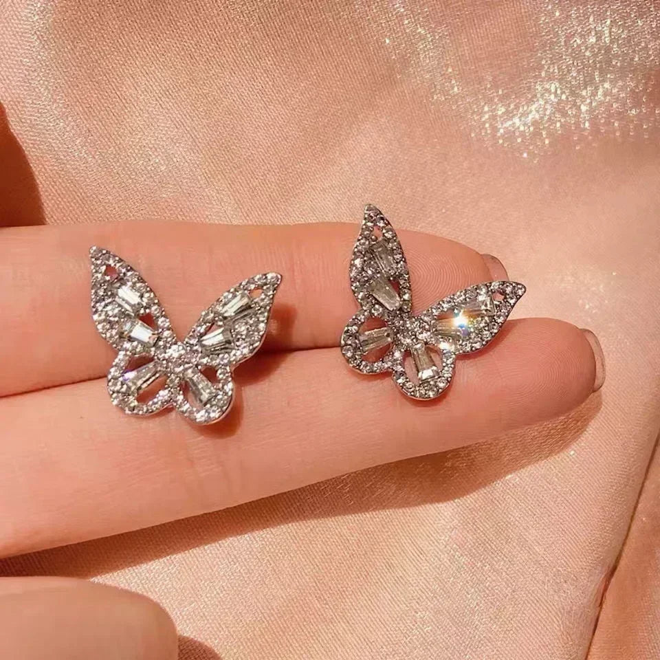 Concave Convex Uneven Ear Accessories Alloy Gift For Women's Gift Gold Colour Earring Ear Stud Heart Earrings Fashion Jewelry