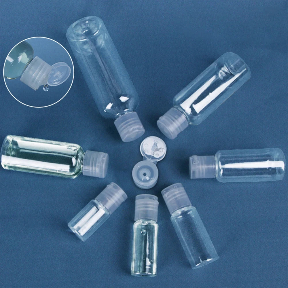 10-100ml Travel Bottles Refillable Transparent Plastic Bottle Empty Shampoo Dispenser Multi-use Travel Container For Cosmetics