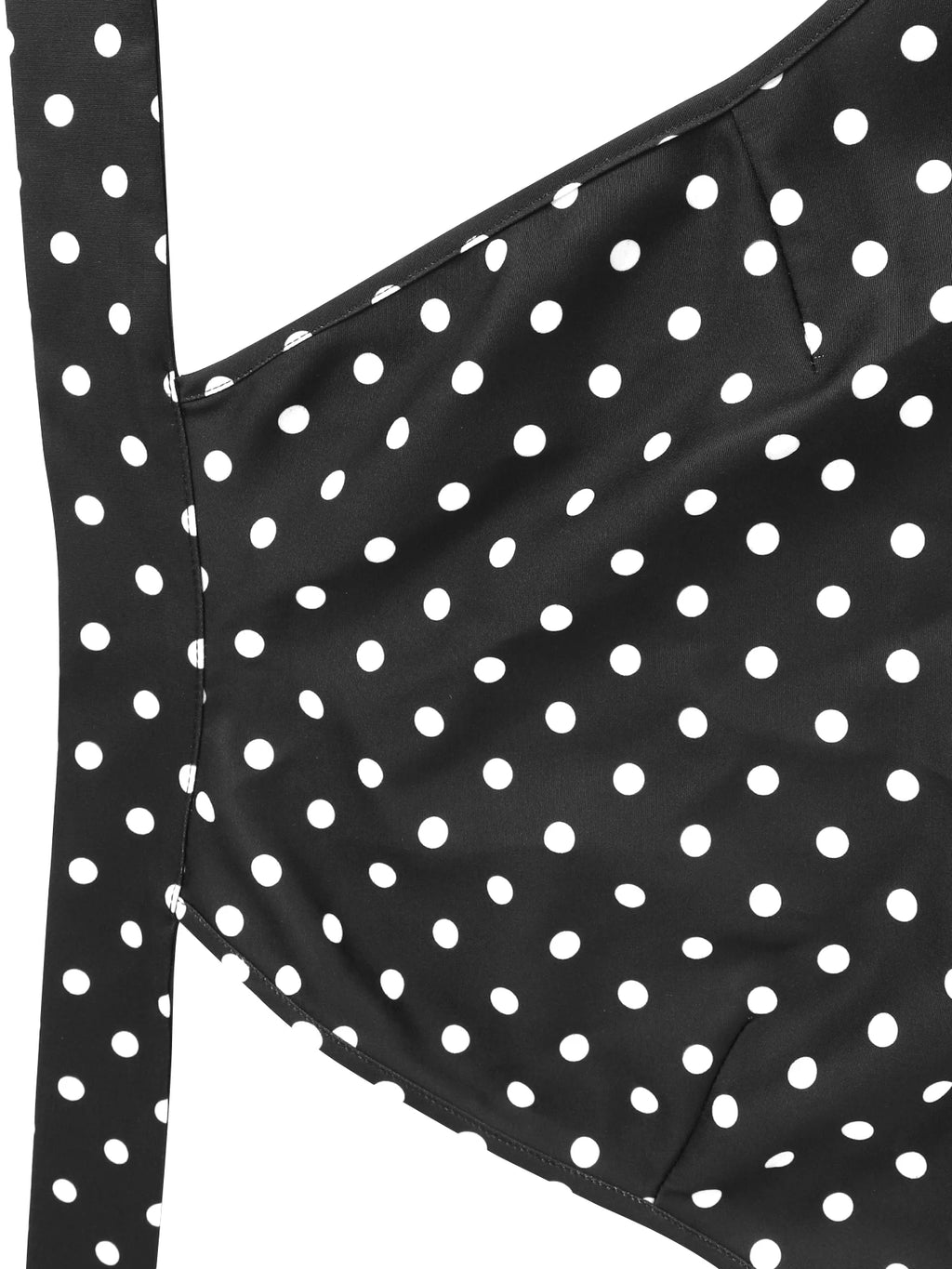 Tuularose Fashion Polka Dot Dress Vintage High Waist Sleeveless Backless Neck Lace-up Dress Sexy Party Luxury Women Dresses Y2k
