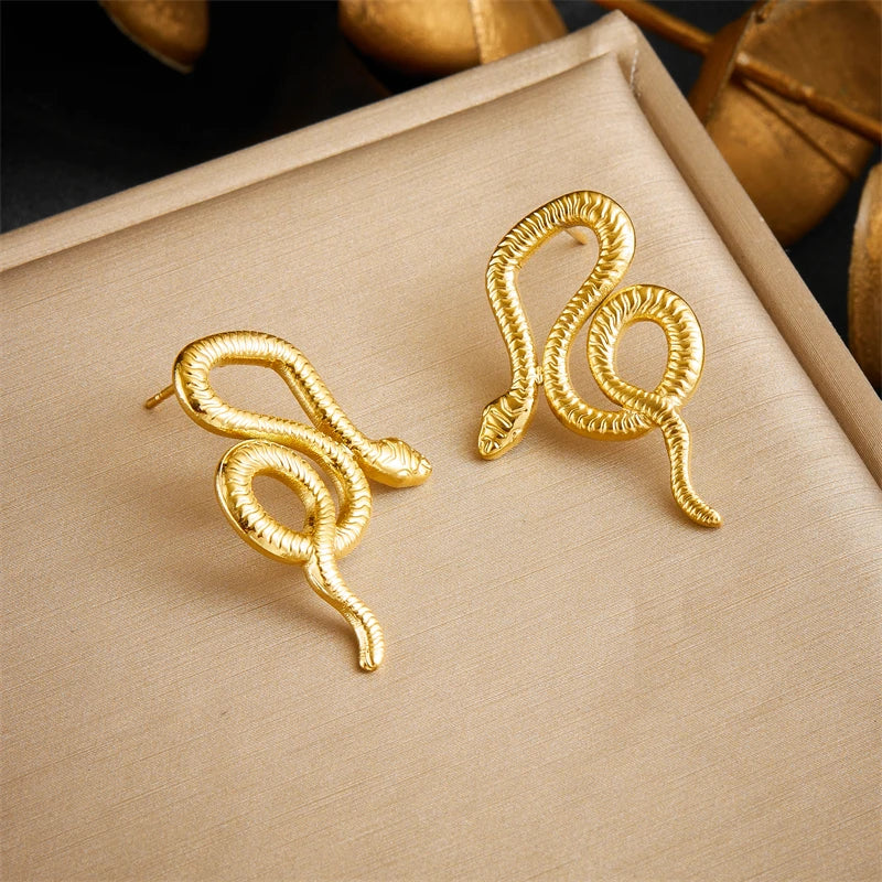 DIEYURO 316L Stainless Steel Love Pearl Round Square Fan Shaped Irregular Design Earrings Women New Trend Ear Jewelry Gift Party