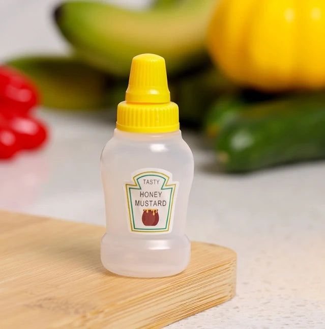 Mini Tomato Ketchup Bottle Portable Small Sauce Container Salad Dressing Pantry S For Bento Box Household Plastic Gravy Boat