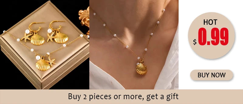 EILIECK 316L Stainless Steel Gold Color Starfish Moon Star Charm Bracelet For Women New Trendy Wrist Chain Jewelry Gift Party