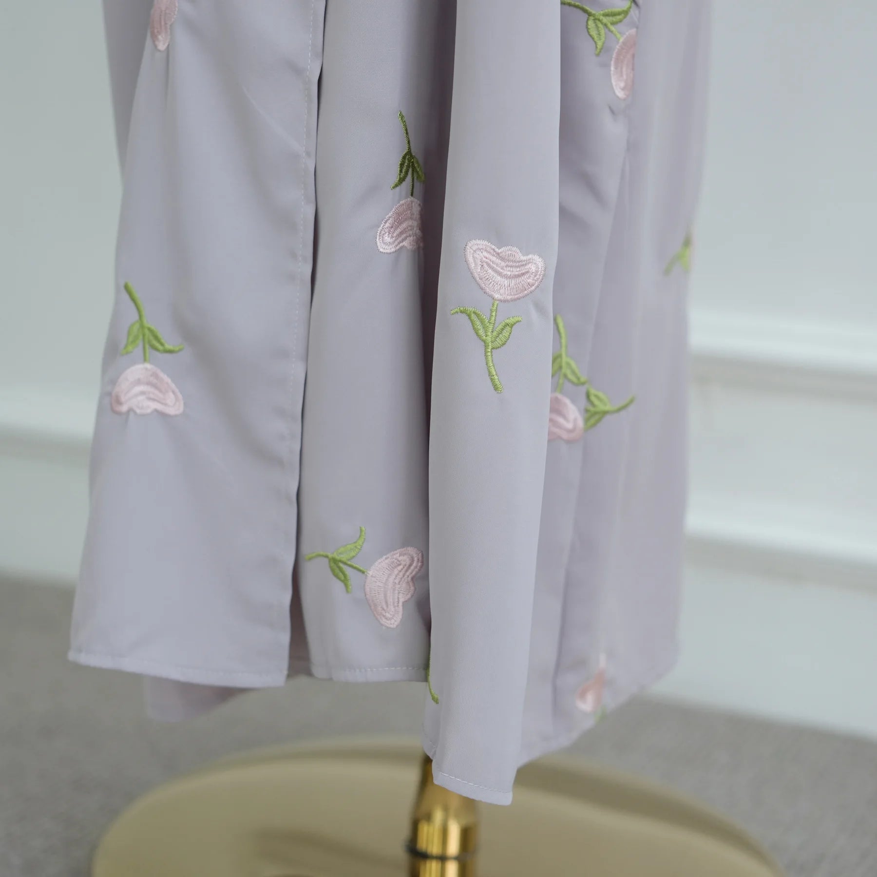 Eid Luxury Floral Embroidery Abaya Kimono Dubai Cardigan Muslim Party Dress Abayas for Women Turkish Islamic Clothes Kaftan Robe