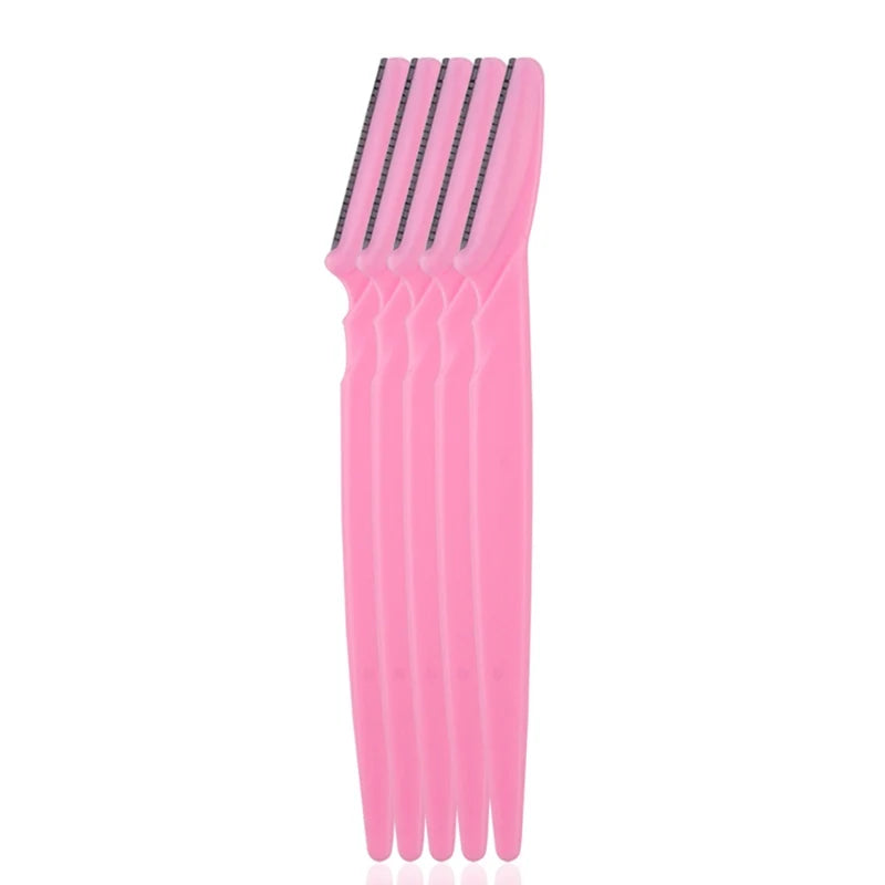 5/10/15Pcs Eyebrow Trimmer Makeup Tools Safe Eye Brow Razor Face Body Hair Removal Shaver Blades Woman Eyebrows Shaping Knife