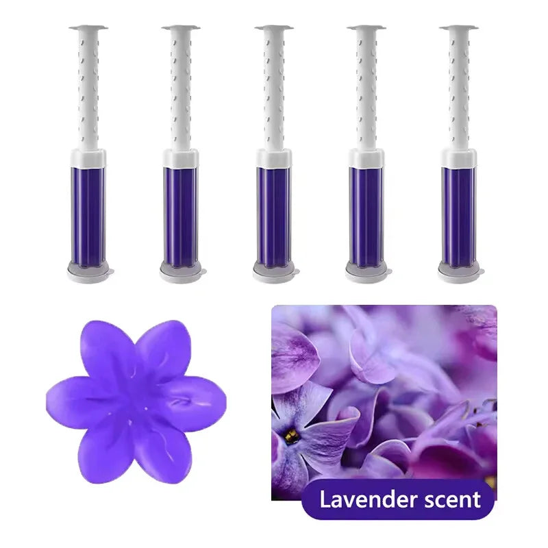 Toilet Gel 1Pc/12 Count Toilet Bowl Gel Stamp 6 Kinds Of Scent Toilet Cleaner Gel Stamp Kit Air Freshener Flower Fragrance