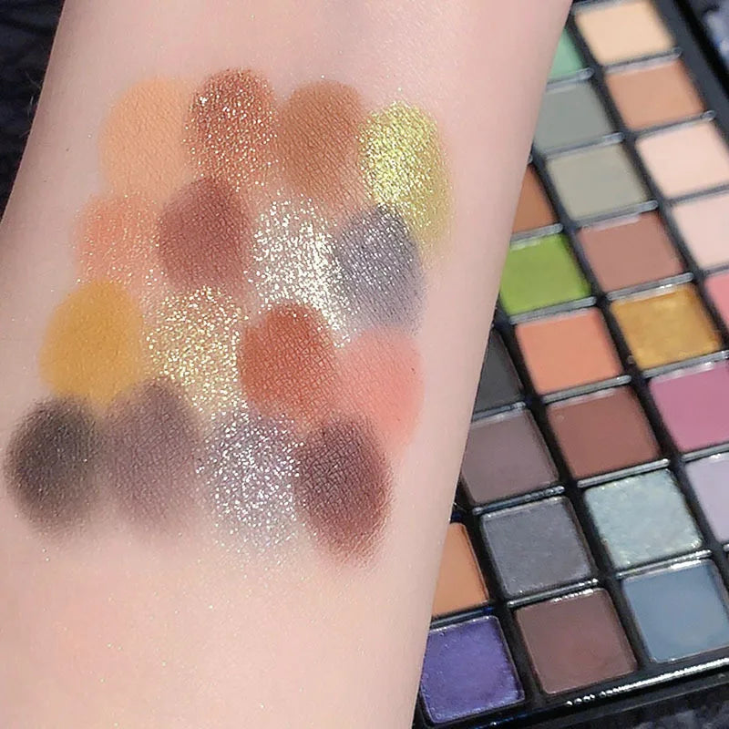 Shimmer Eyeshadow Palette 40 Colors Eye Shadows Matte Glitter Pigment Eye Shadows Wterproof Korean Eye Makeup Palette Cosmetics