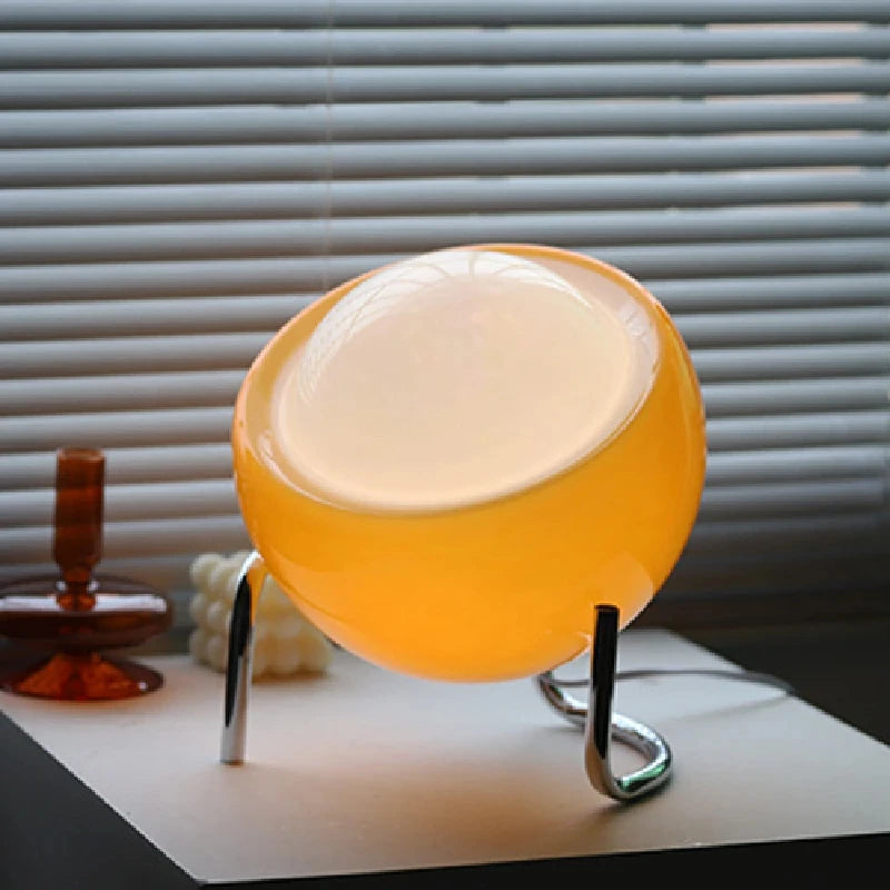 Medieval Bauhaus Indoor Table Lamp Living Room Bedroom Bedside Glass Creative Decoration Desk Lamp Nordic LED Retro Night Lights