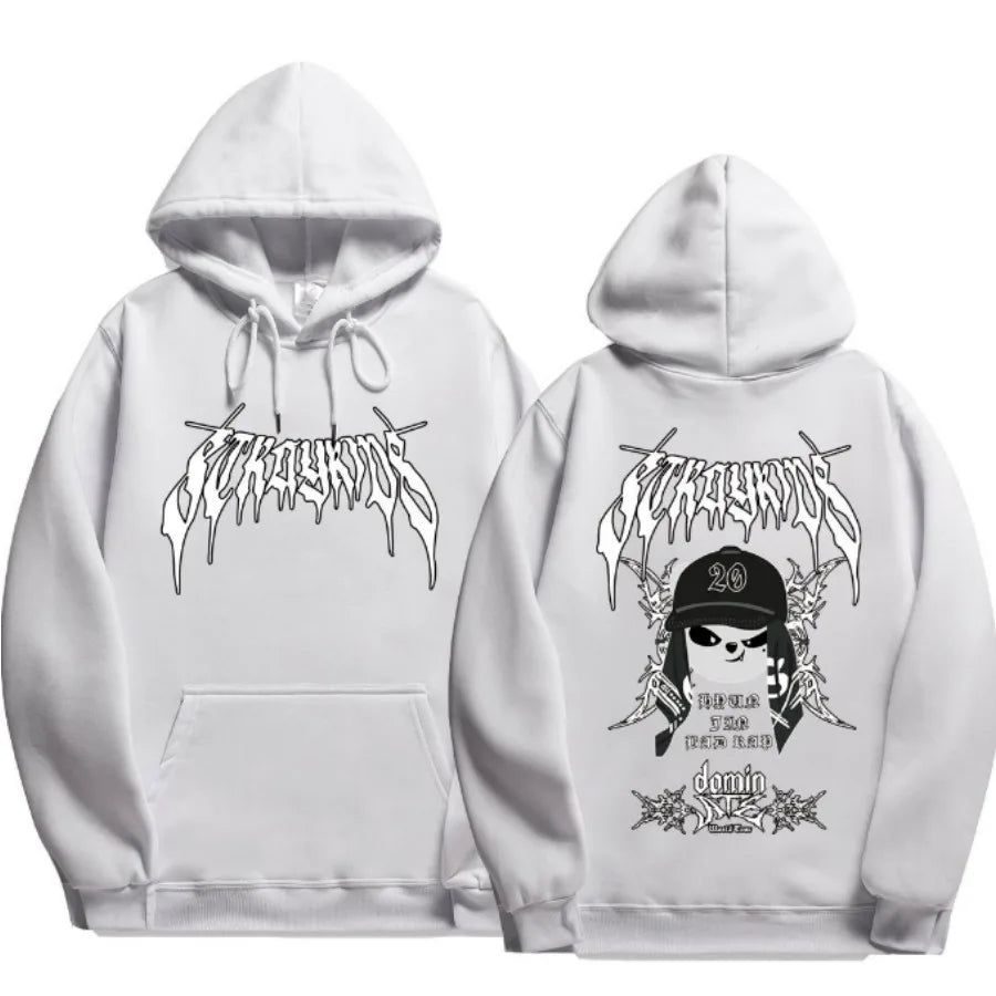 KPOP DominATE World Tour Merch Hoodie Funny Men's Hoodie Harajuku Unisex Street Wear Fleece Pullover Sweatshirt