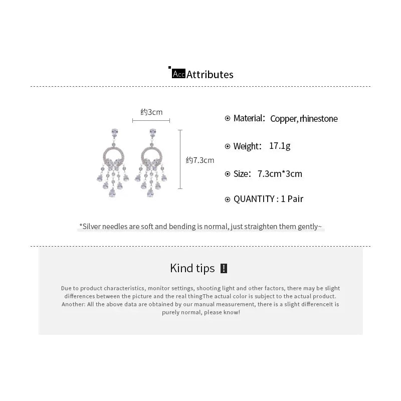 Inlaid Rhinestone Zircon Round Butterfly Jewelry Sets for Women 2025 Fashion Light Luxury High-end Wedding Earring Necklace Set