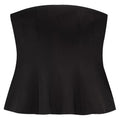 HXAO Corset Tube Top Women Summer 2025 White Pink Blue Yellow Black Top Bustier Ruffled Vests Cute Sleeveless Backless Tank Top