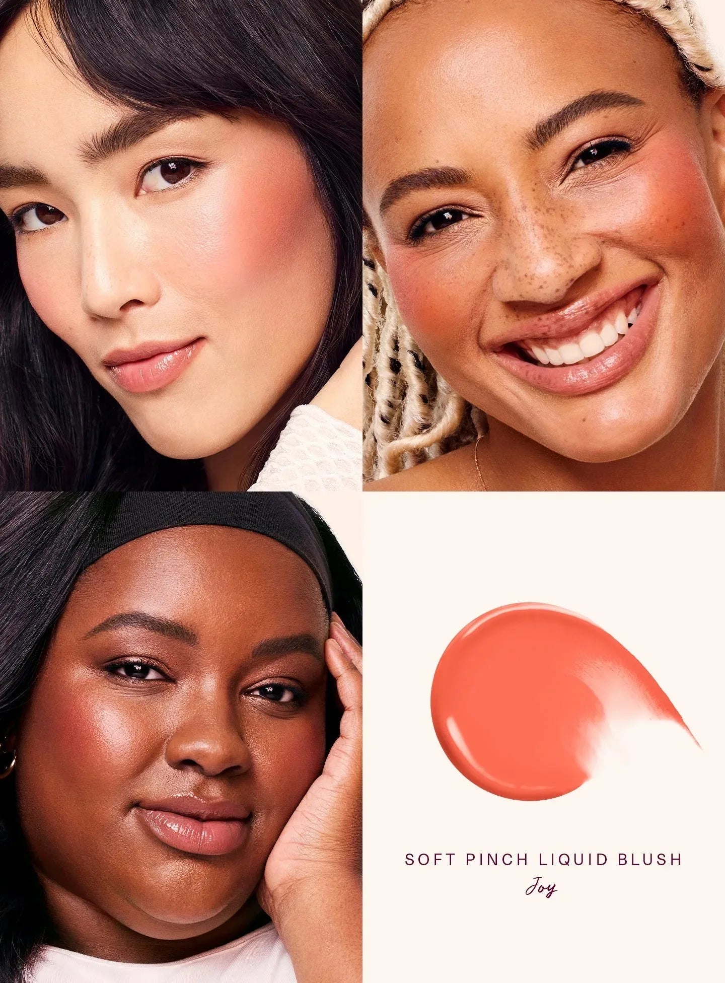 Rare Beauty Liquid Blush Luminous Powder Blush Bouncy Blush Vulnerable Melting Blush Long Lasting Transfer-proof Smudge-proof
