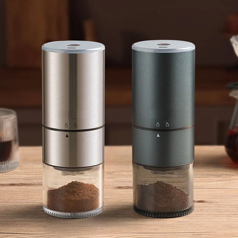 Electric Coffee Grinder Automatic Coffee Bean Grinder CNC 420 Stainless Steel burr TYPE-C USB Charge for Drip Coffee Kitchen