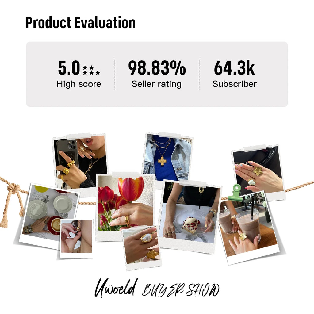 Uworld Minimalist White Zircon Geometric Pendant O-Chain Necklace Stainless Steel Stackable Chain Heart Pendant Necklace Women's